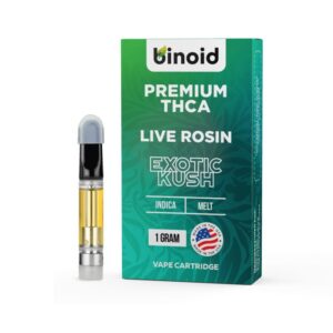 THCA Vape Cartridge Exotic Kush – Live Rosin
