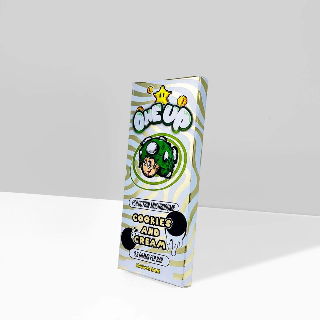 One Up Psilocybin Mushroom Cookies and Cream